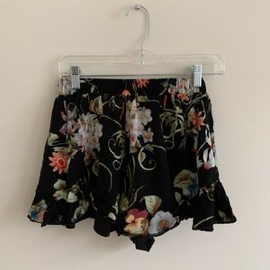 Floral Flowy Skort